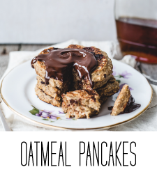 Oatmeal Chocolate Chip Cookie Pancakes | Top With Cinnamon Blog